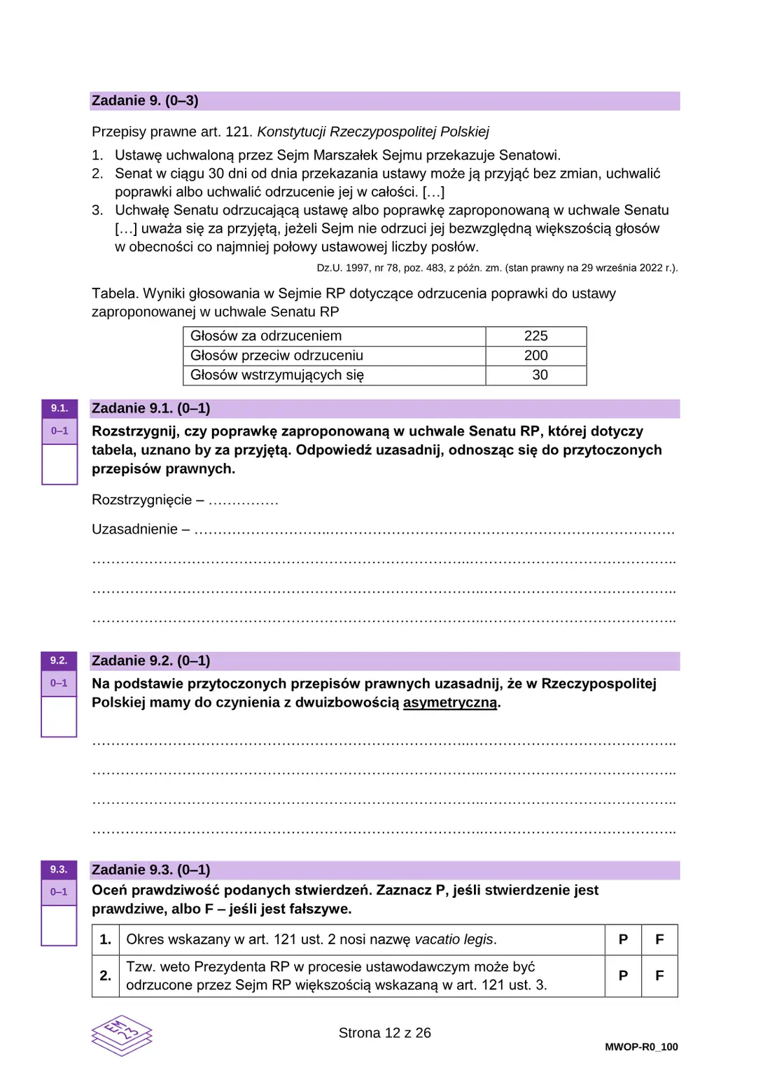 Arkusz diagnostyczny WOS – grudzień 2022 – strona 12
