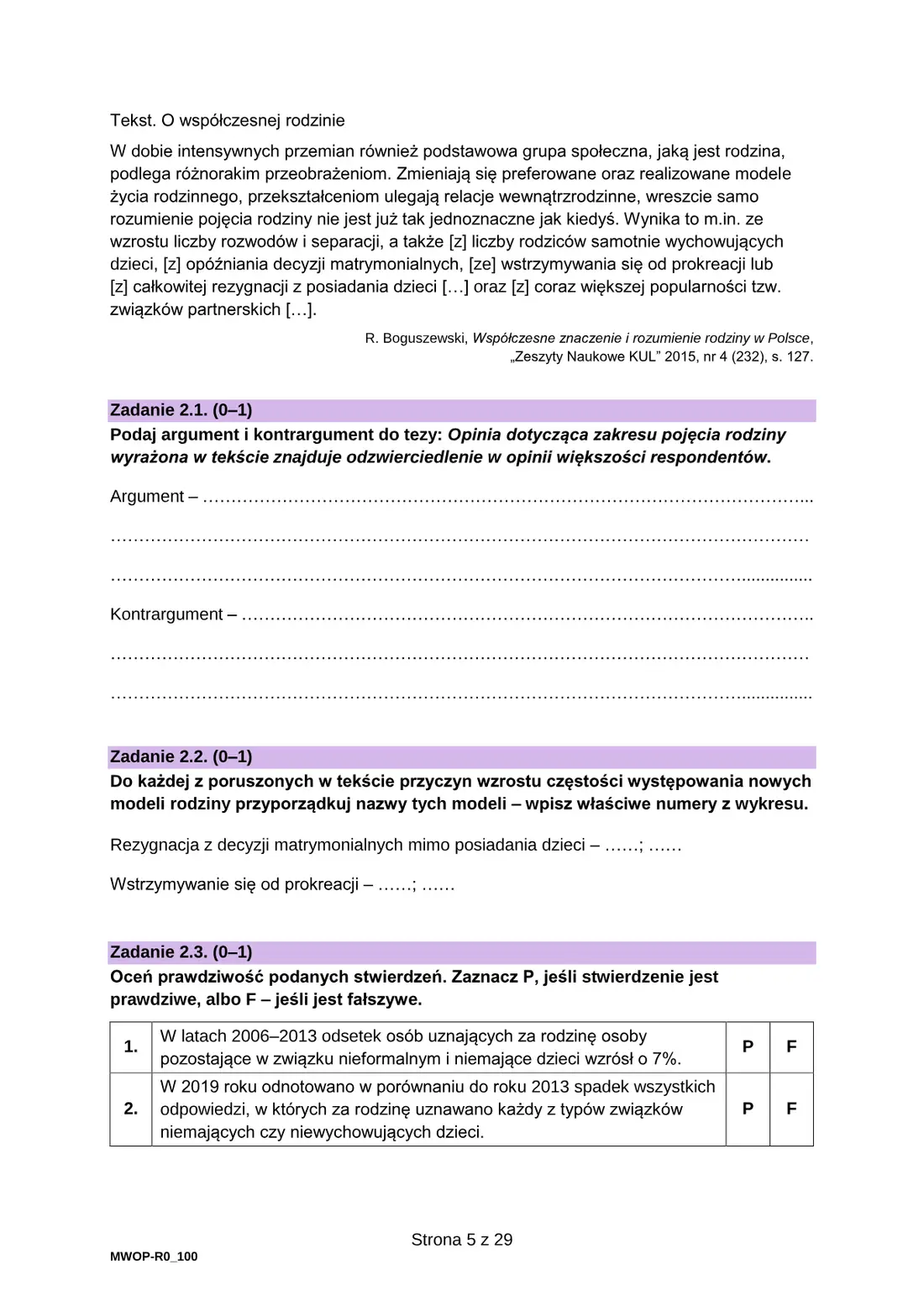 Egzamin maturalny z WOS – czerwiec 2023 – strona 5