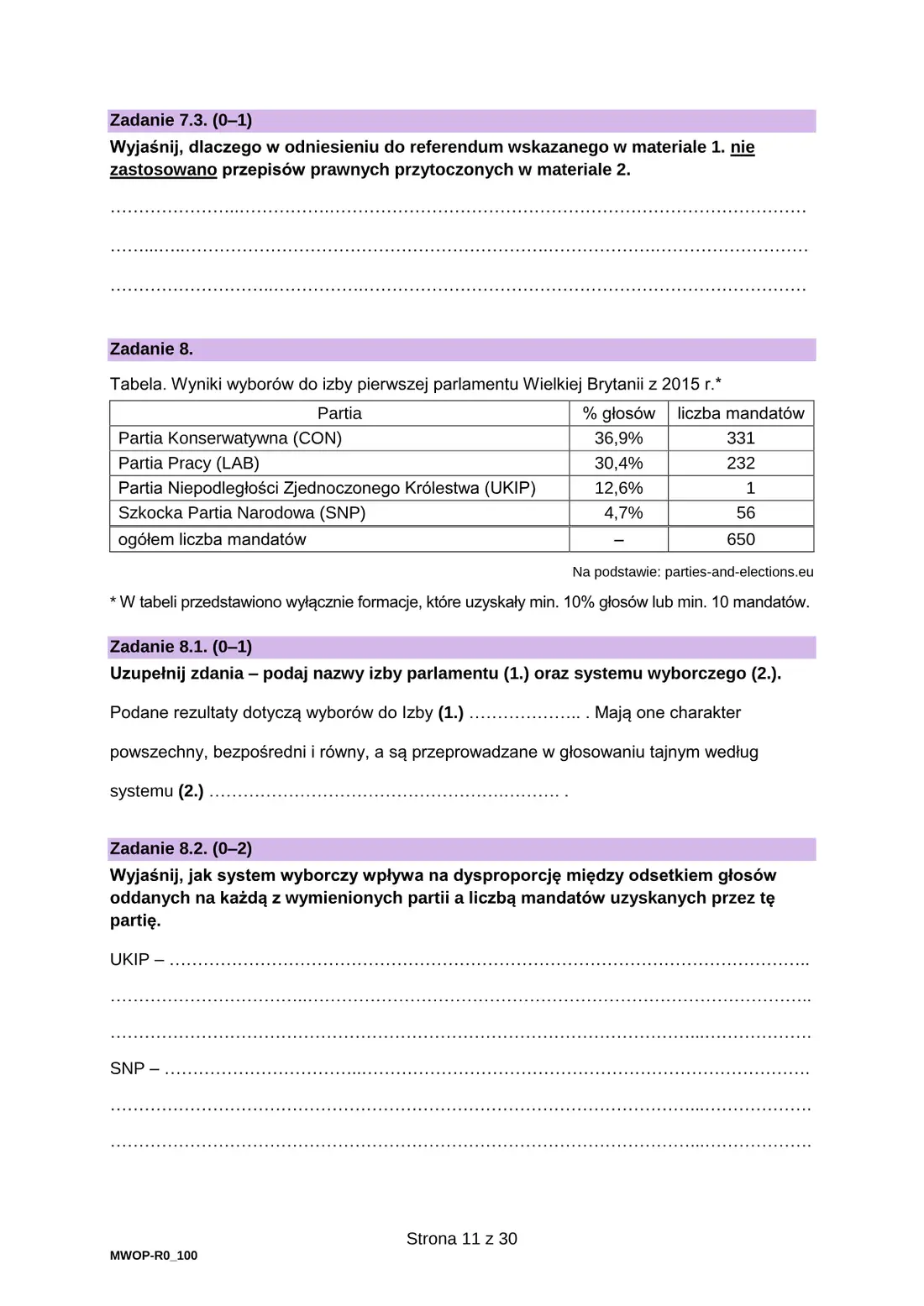 Egzamin maturalny z WOS – czerwiec 2024 – strona 11