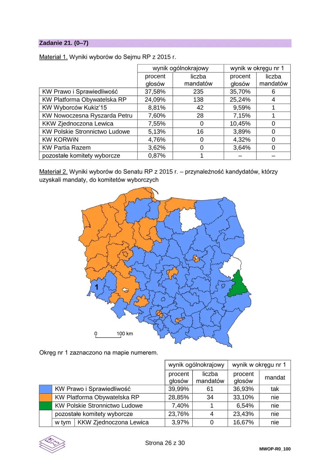 Egzamin maturalny z WOS – maj 2025 – strona 26