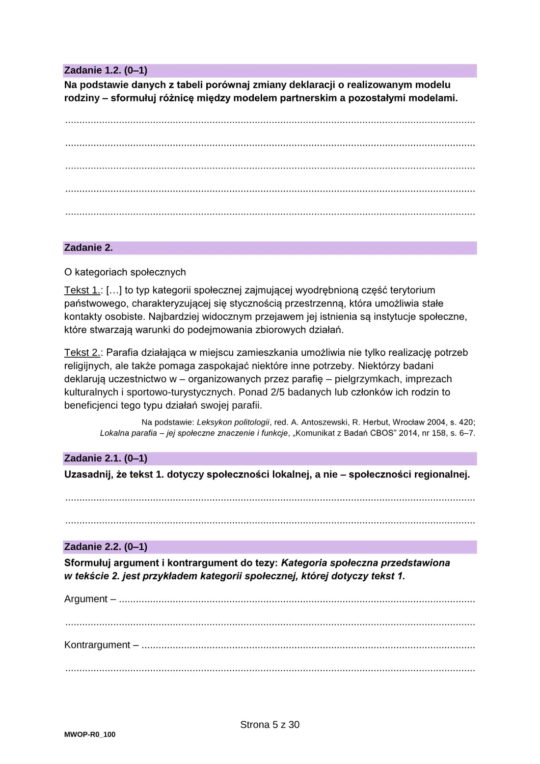 Egzamin maturalny z WOS – czerwiec 2025 – strona 5