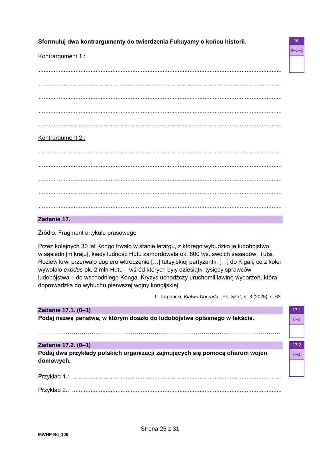 Materiał WOS ze stycznia 2026 (wariant MWHP) – strona 25