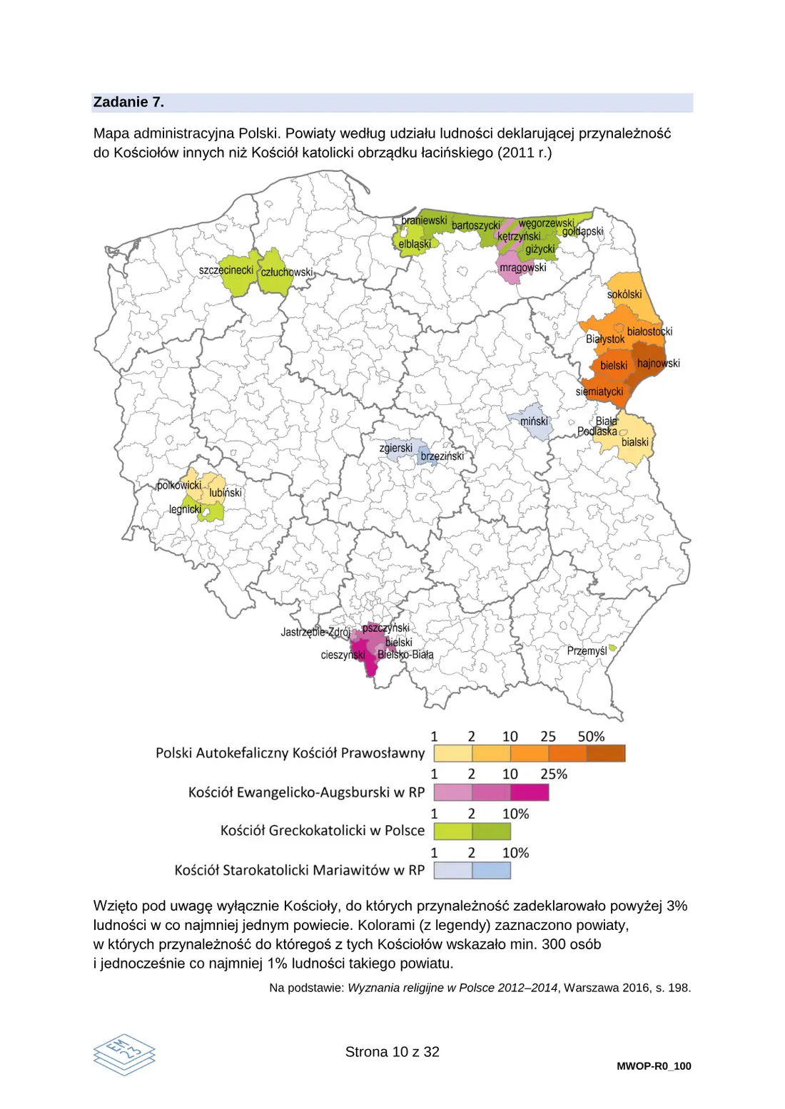 Egzamin maturalny z WOS (19–21) – maj 2026 – strona 10