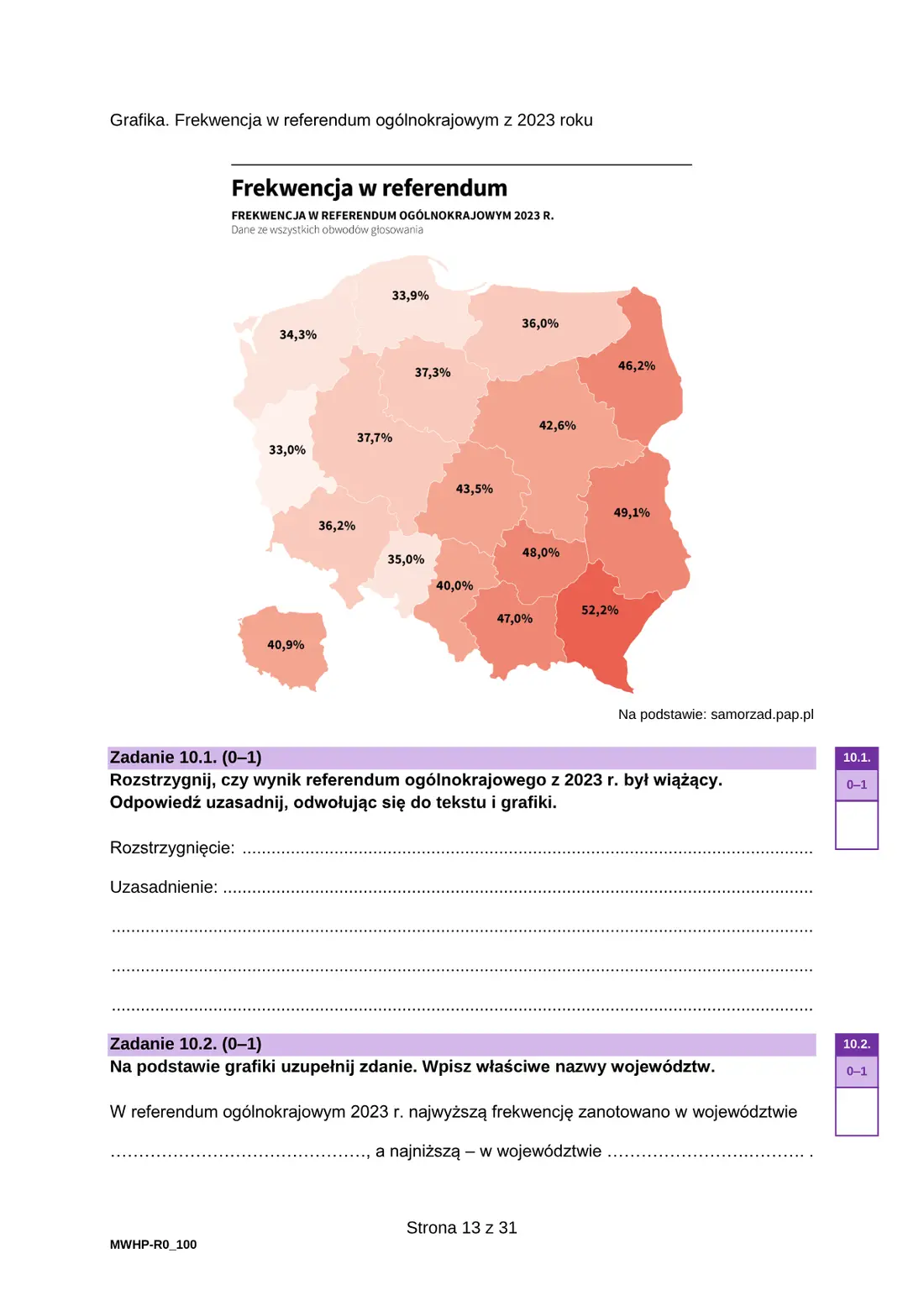 Egzamin maturalny z WOS – czerwiec 2026 (22) – strona 13