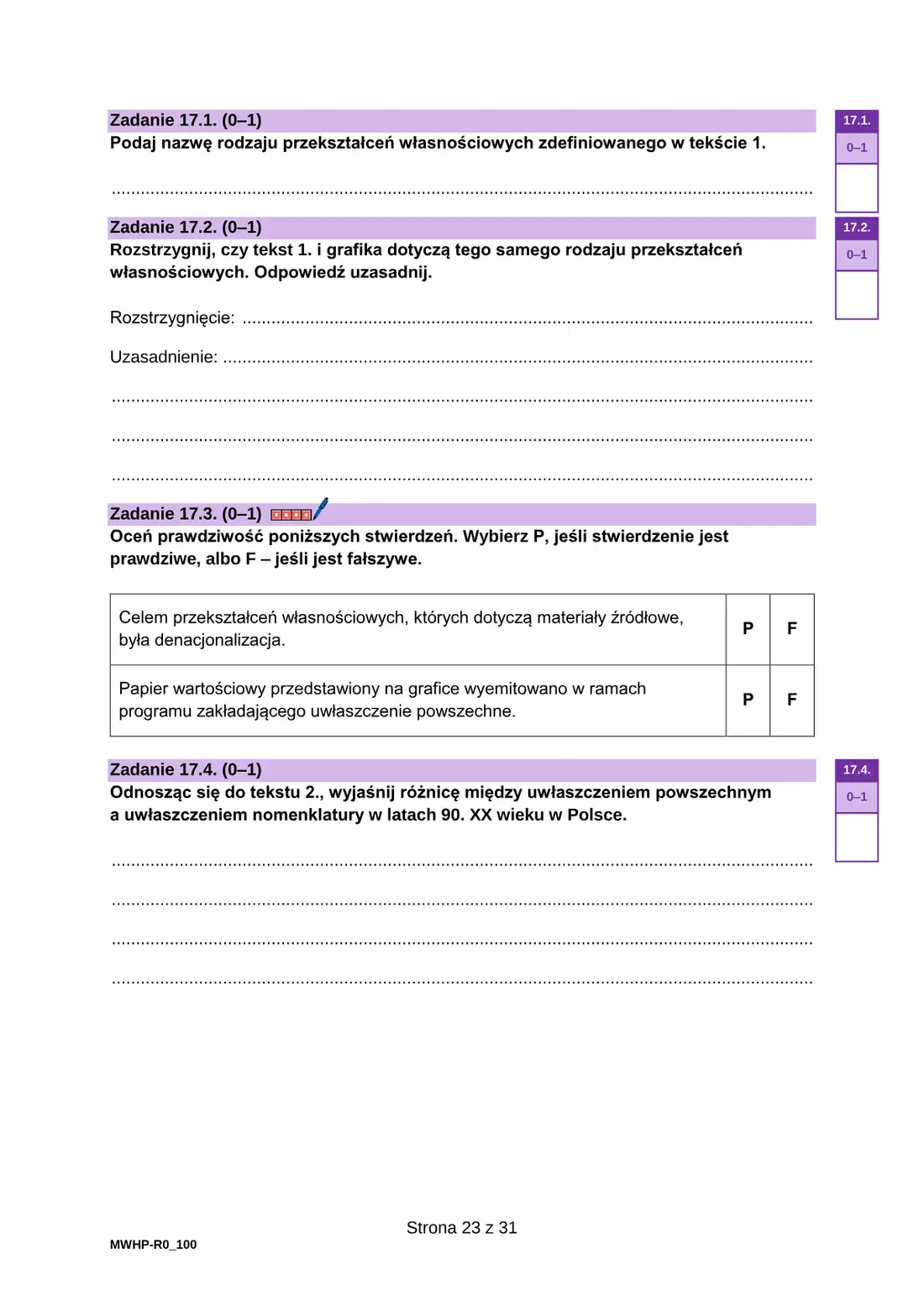 Egzamin maturalny z WOS – czerwiec 2026 (22) – strona 23