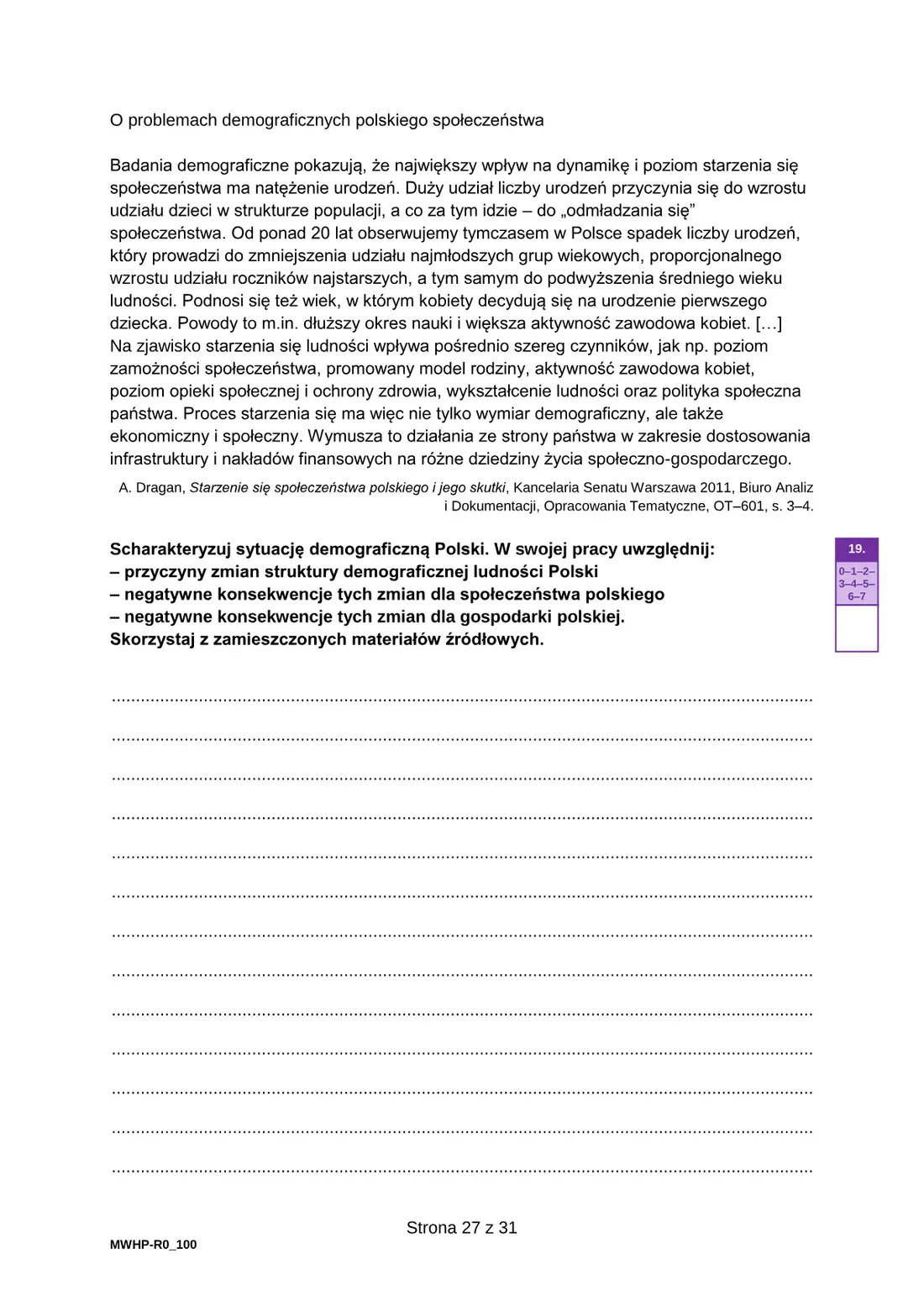 Egzamin maturalny z WOS – czerwiec 2026 (22) – strona 27